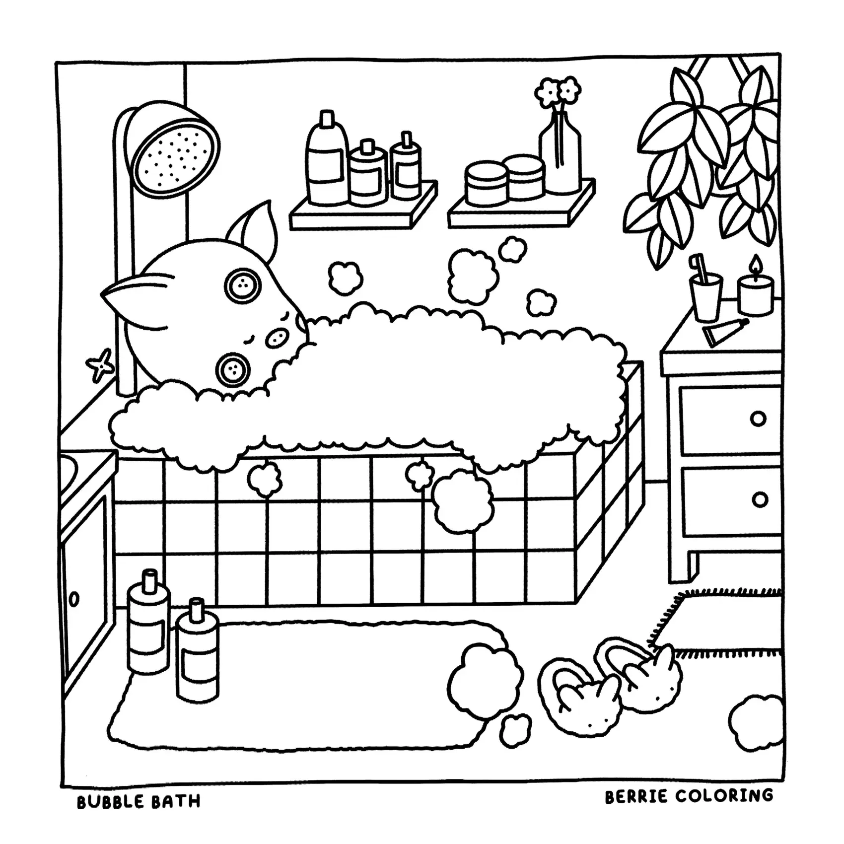 Cozy Friends Coloring Pages – 111