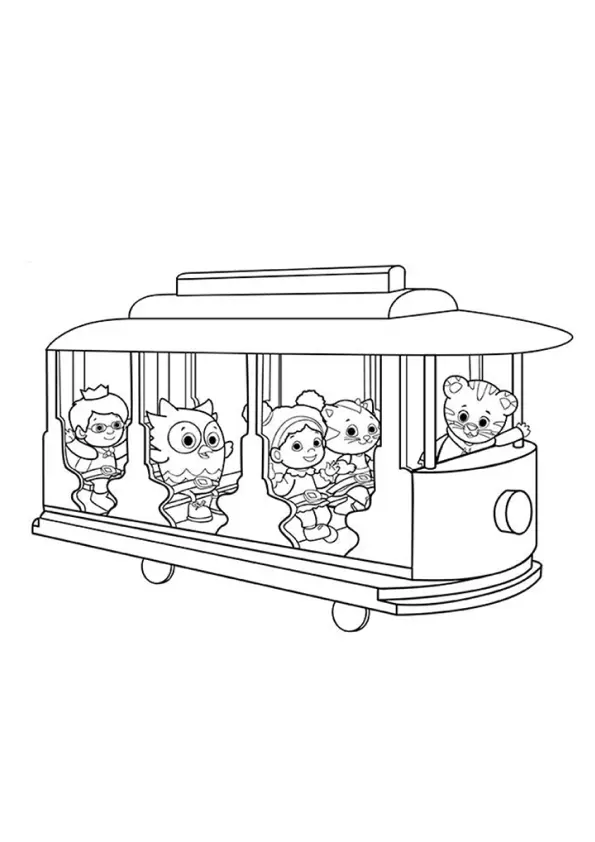 Daniel Tiger Coloring Pages – 007