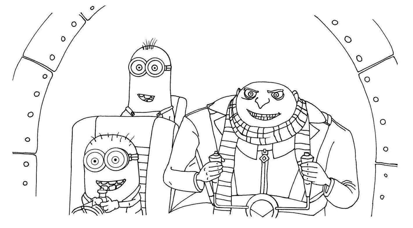 Despicable Me Coloring Pages – 005