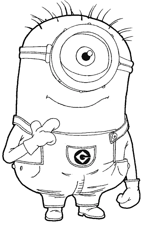 Despicable Me Coloring Pages – 019