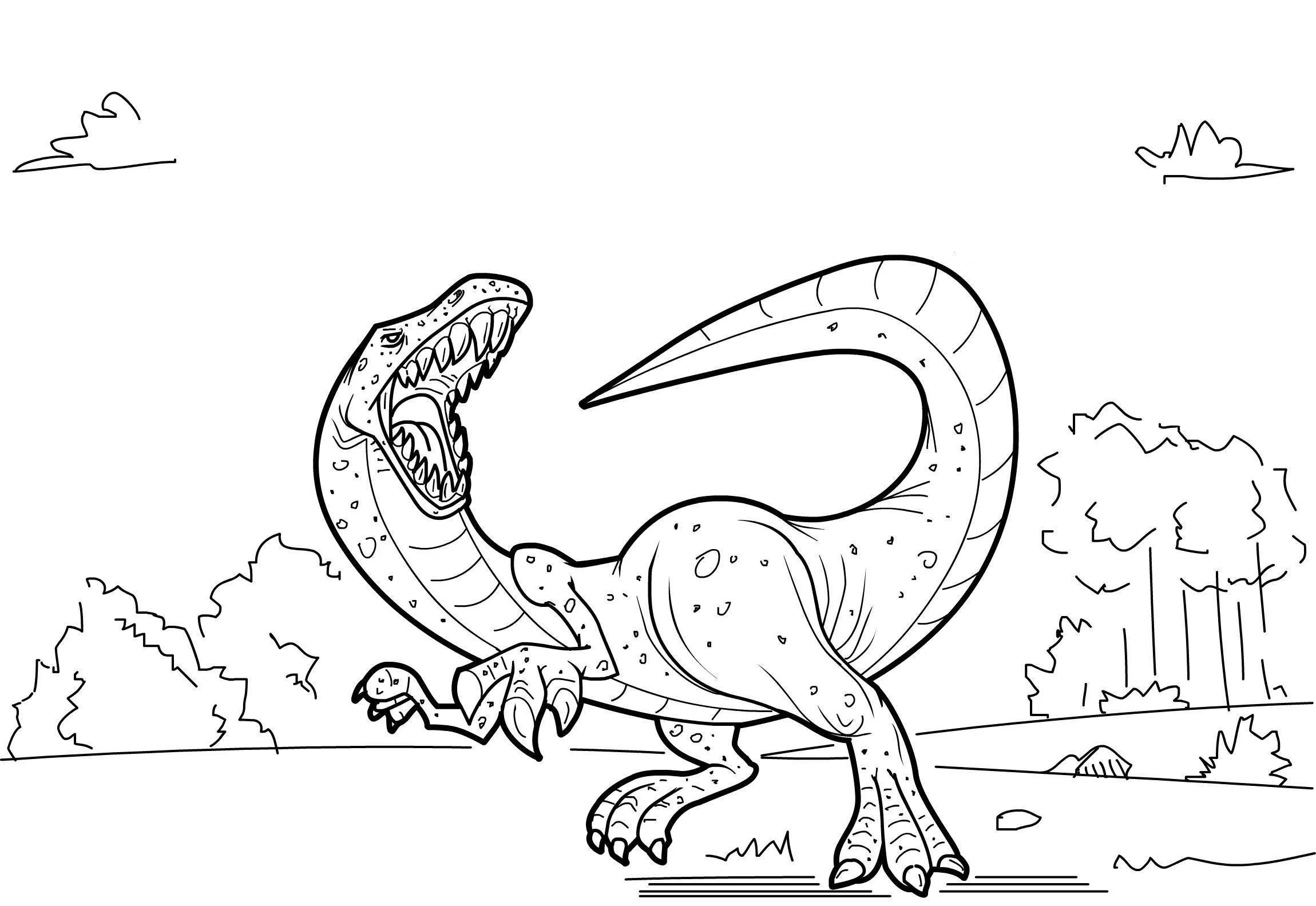 Dinosaurs Coloring Pages – 004