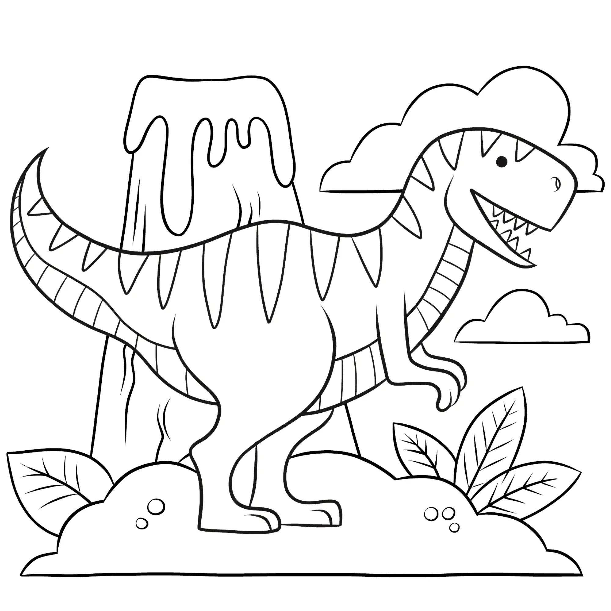 Dinosaurs Coloring Pages – 012