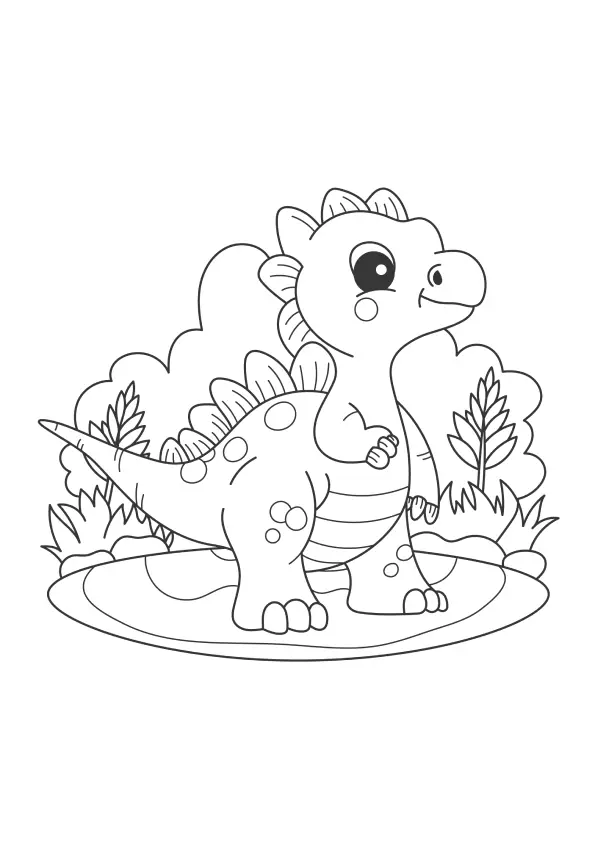 Dinosaurs Coloring Pages – 021