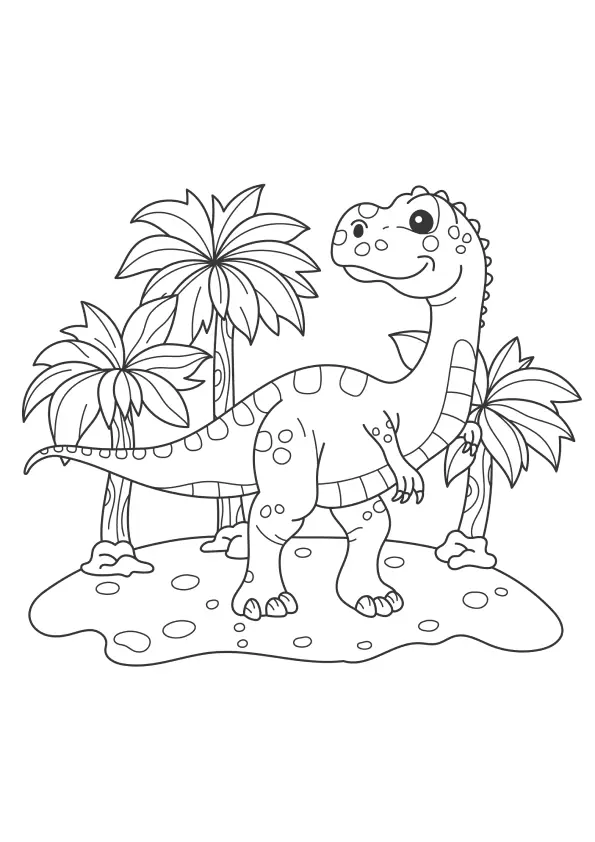 Dinosaurs Coloring Pages – 022