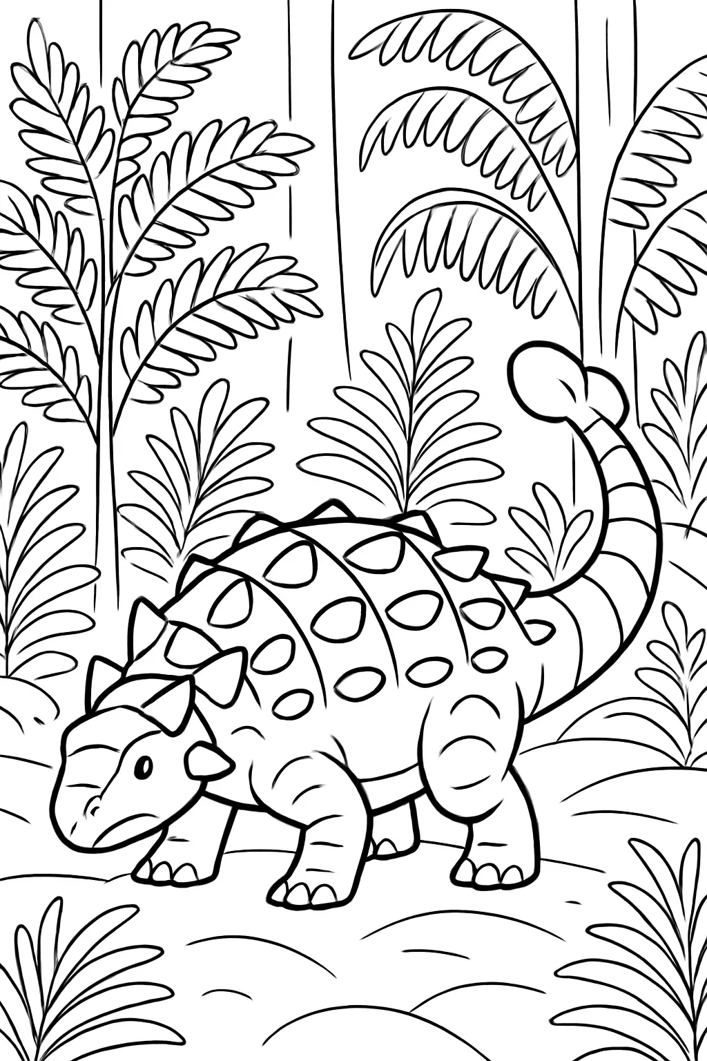 Dinosaurs Coloring Pages – 031