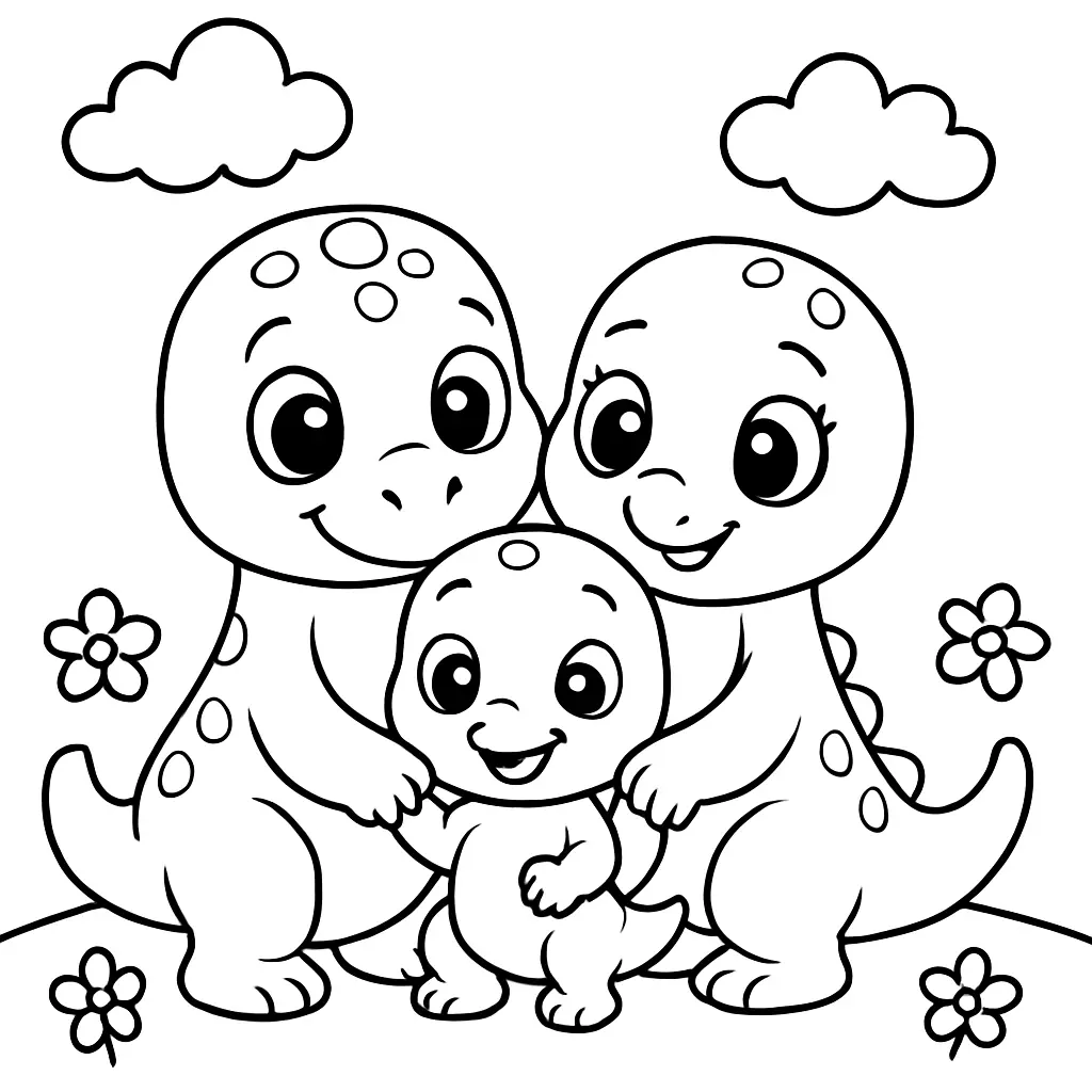 Dinosaurs Coloring Pages – 034