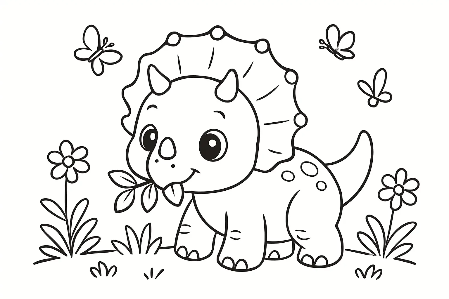 Dinosaurs Coloring Pages – 039