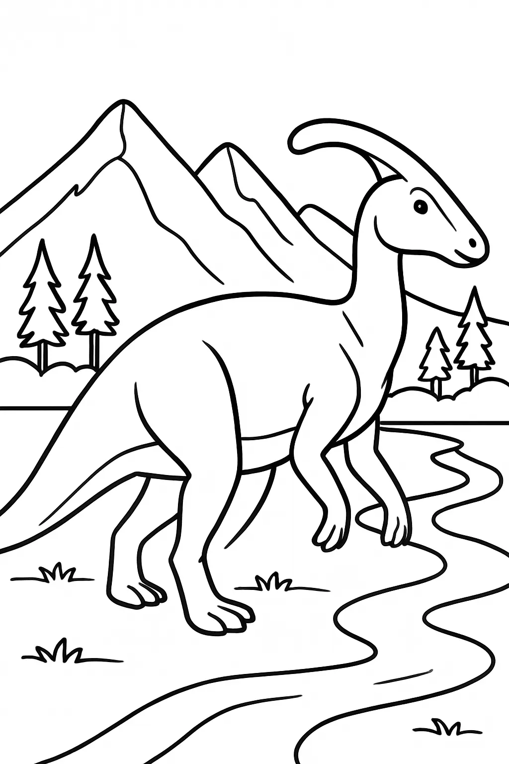 Dinosaurs Coloring Pages – 040