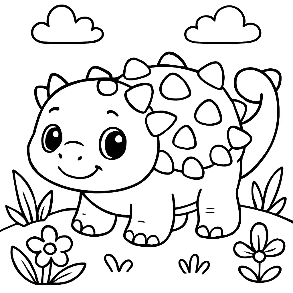 Dinosaurs Coloring Pages – 047