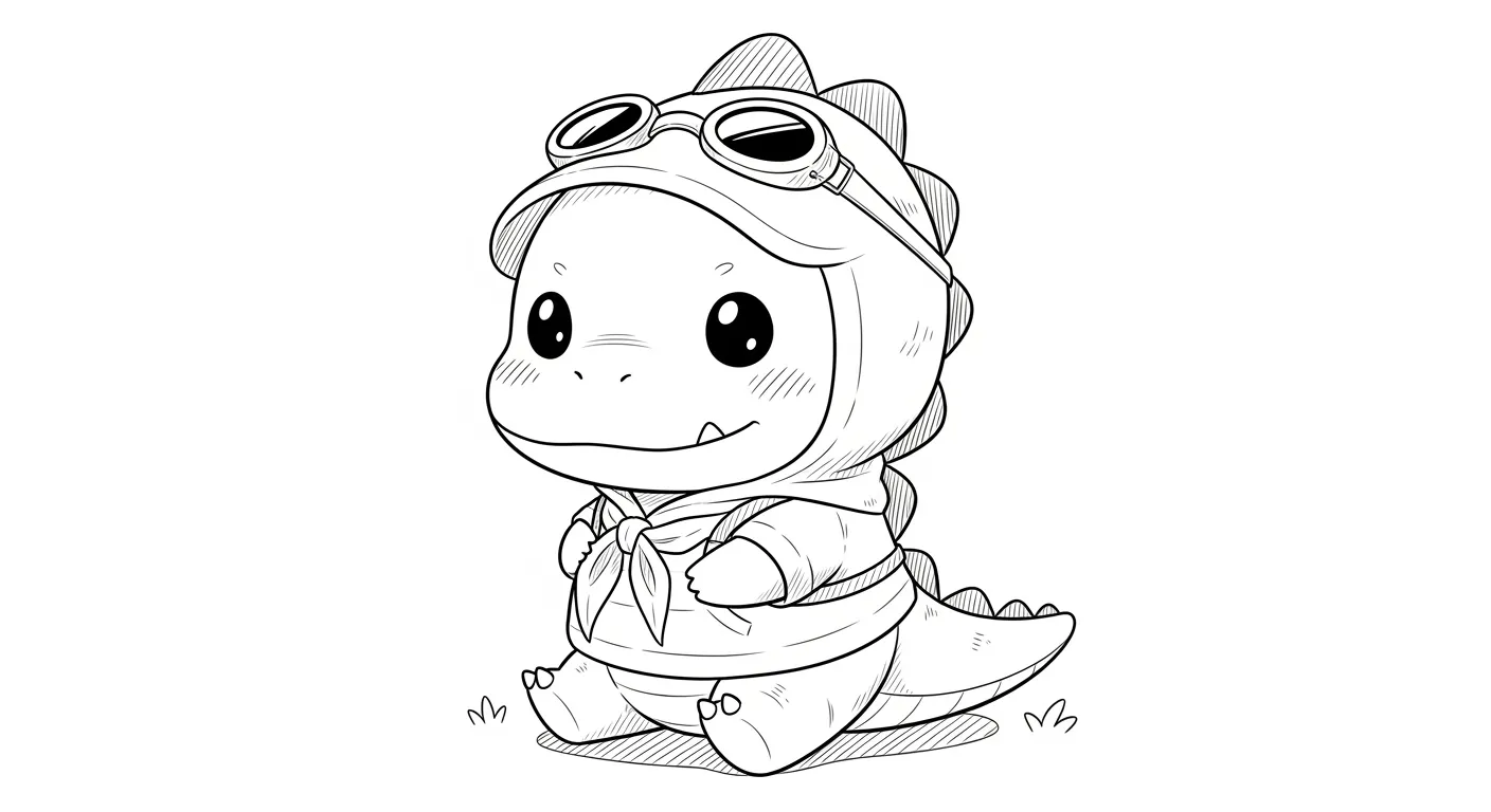 Dinosaurs Coloring Pages – 054