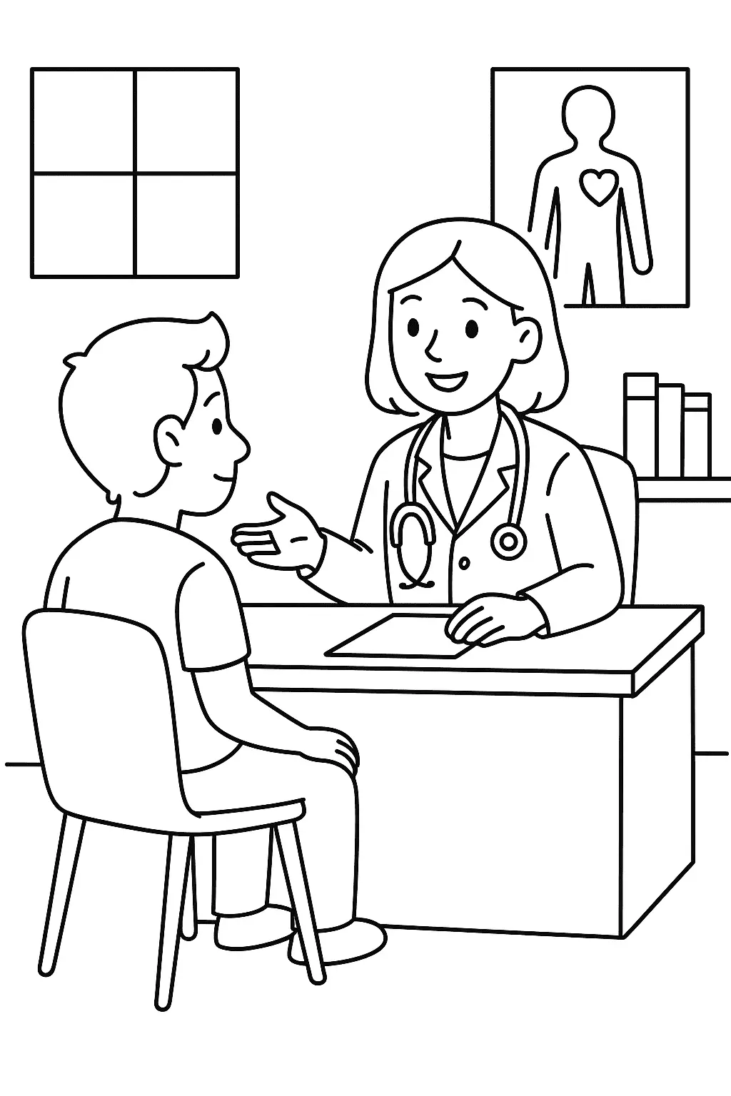 Doctor Coloring Pages – 006
