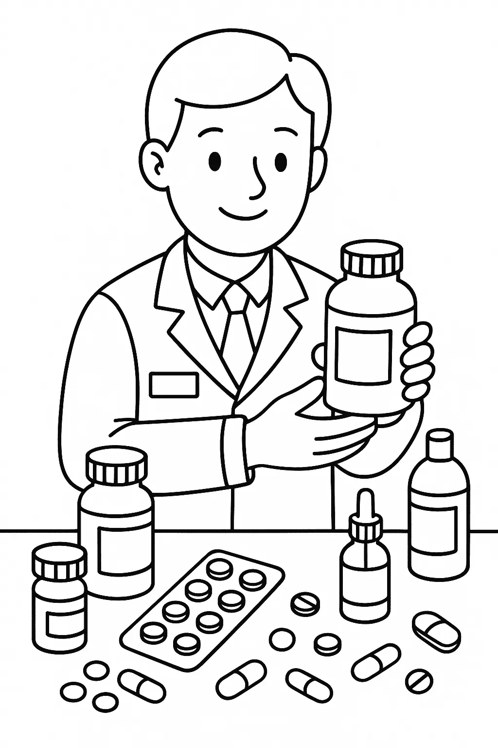 Doctor Coloring Pages – 012