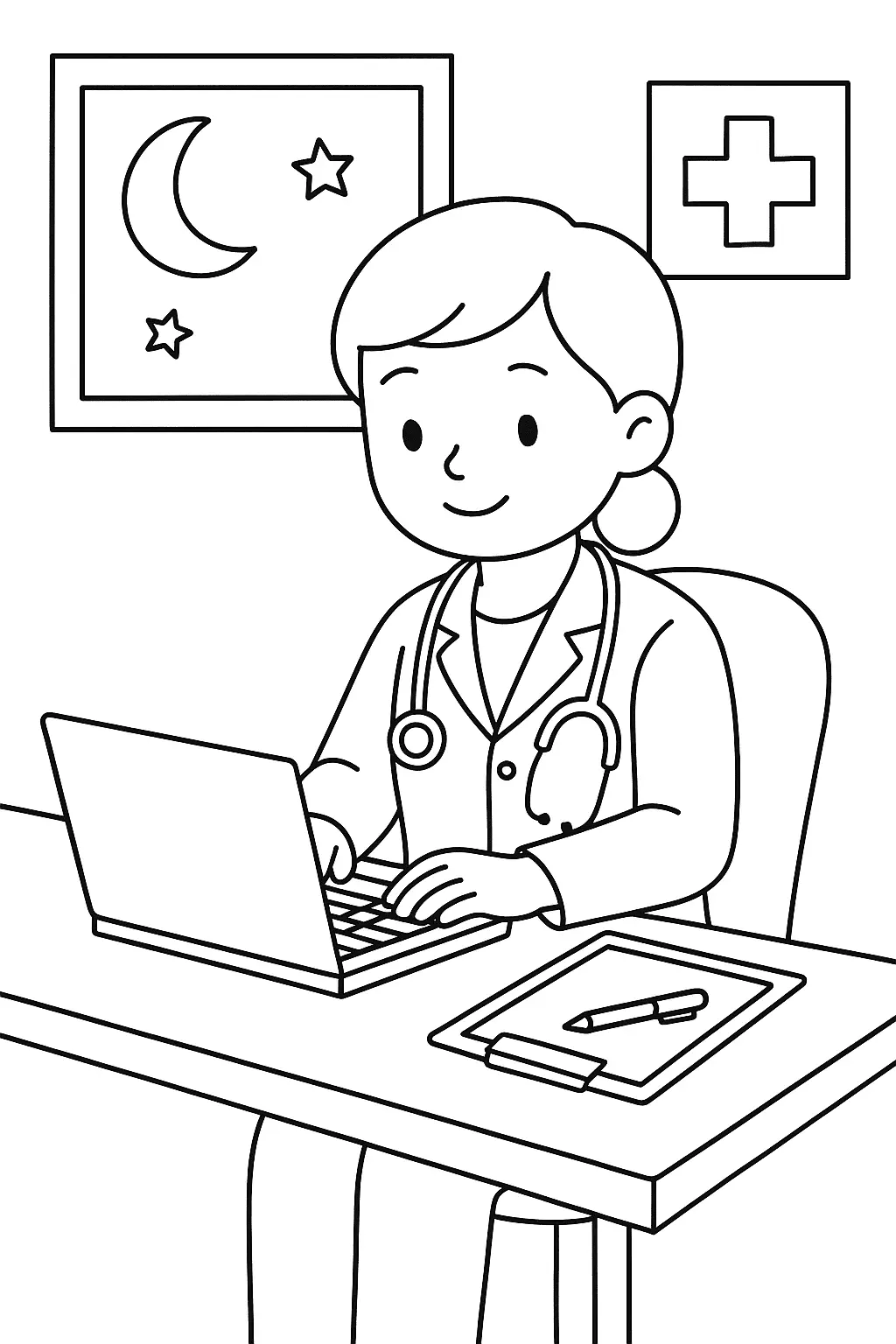 Doctor Coloring Pages – 022