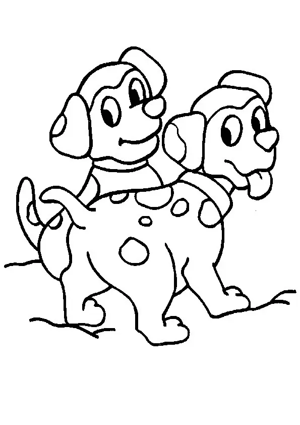 Dogs Coloring Pages – 003