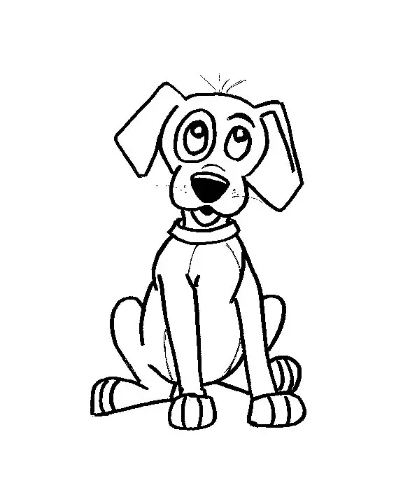 Dogs Coloring Pages – 008