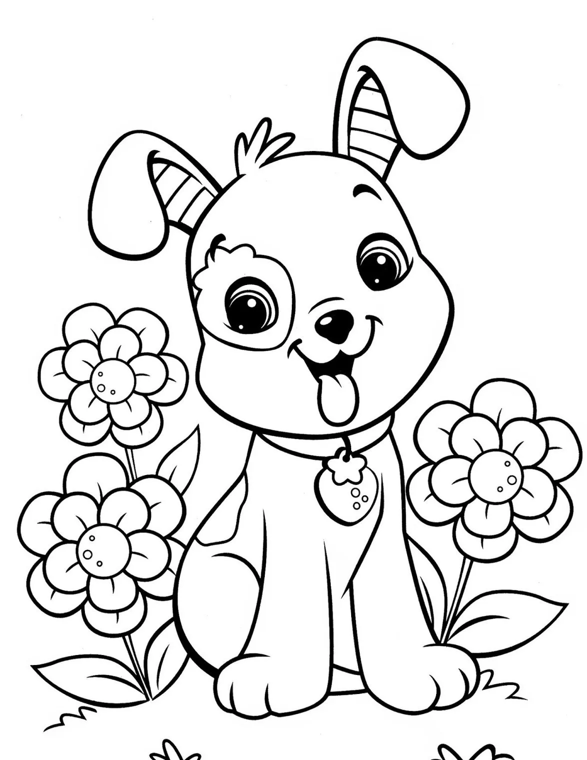 Dogs Coloring Pages – 014