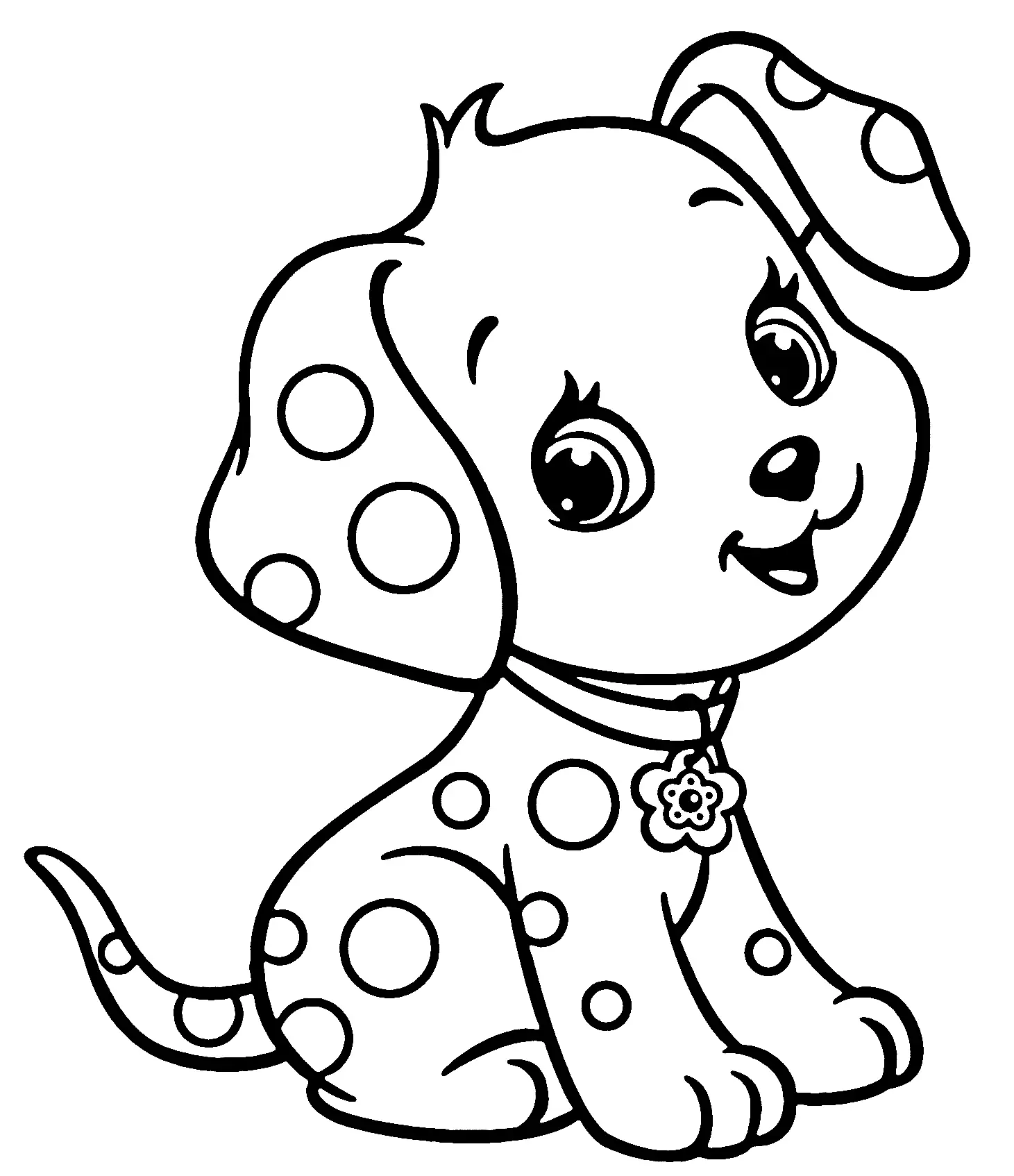 Dogs Coloring Pages – 016