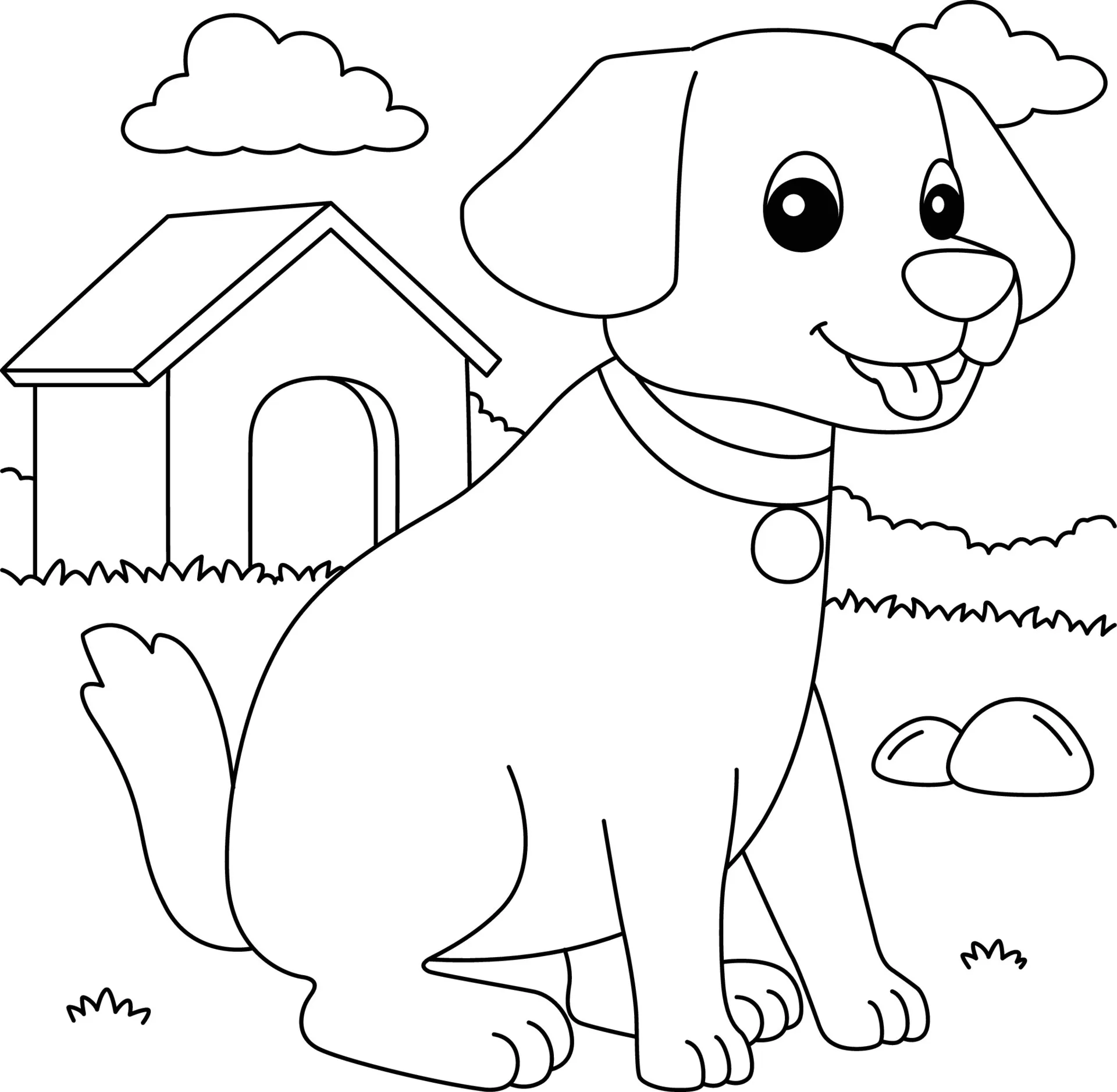 Dogs Coloring Pages – 020