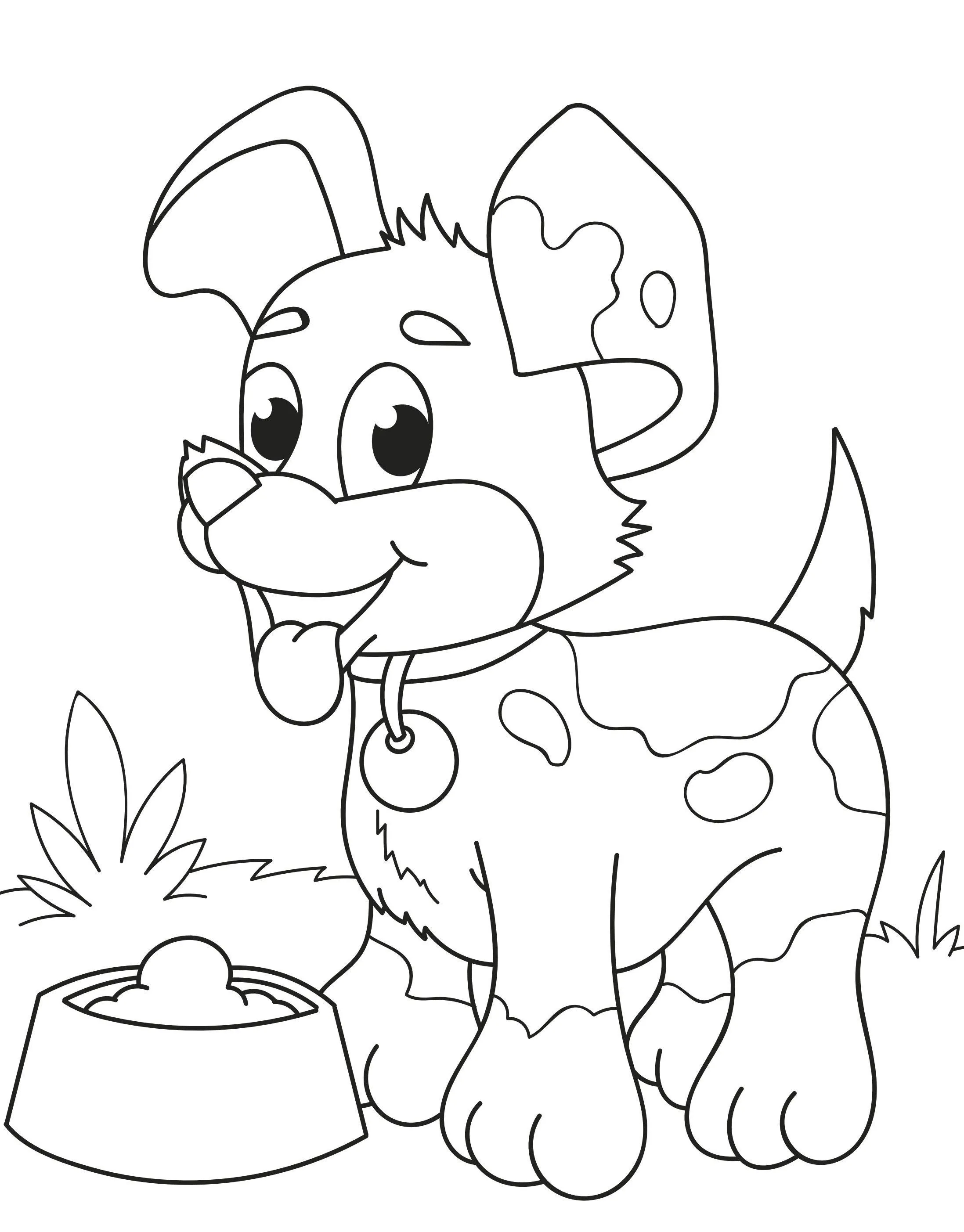 Dogs Coloring Pages – 025