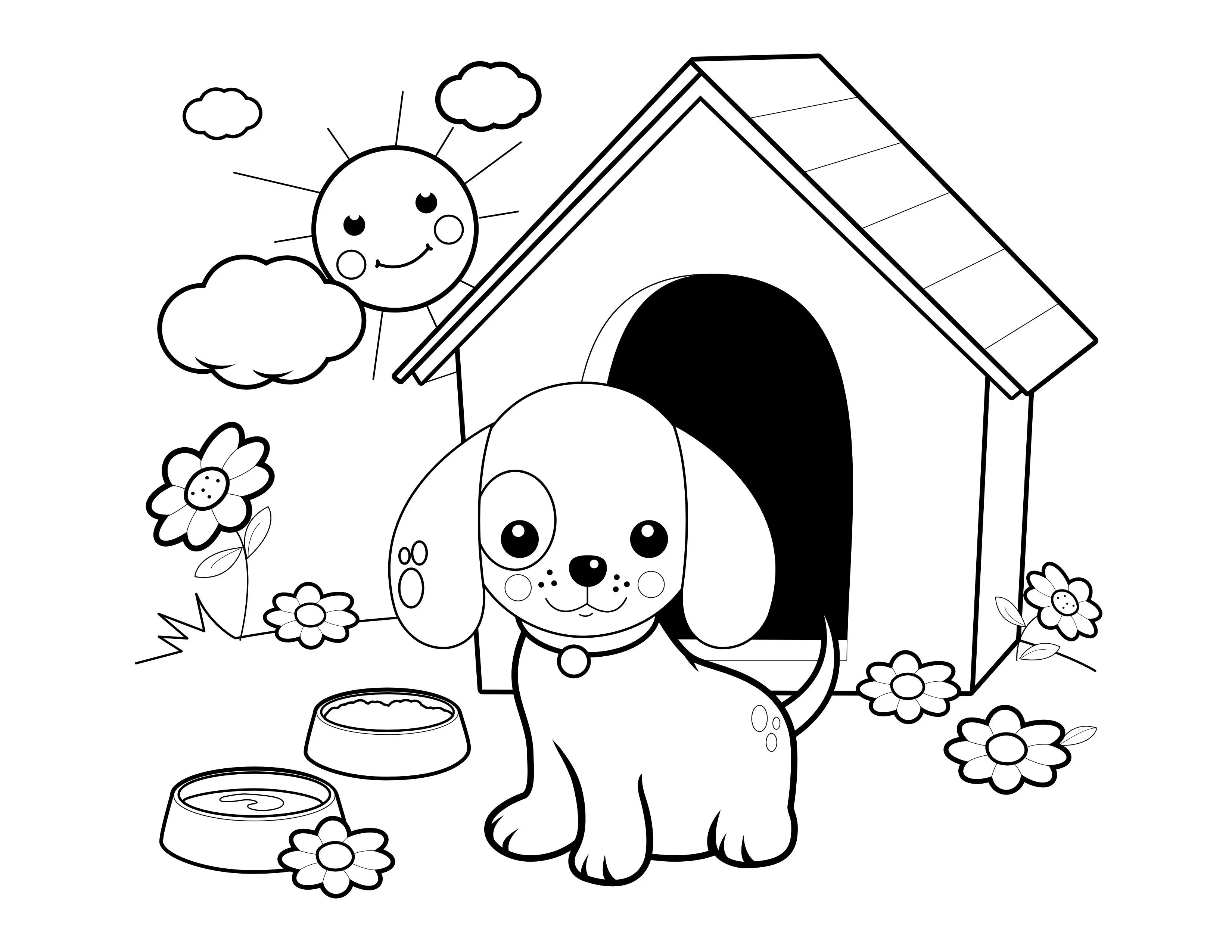 Dogs Coloring Pages – 026