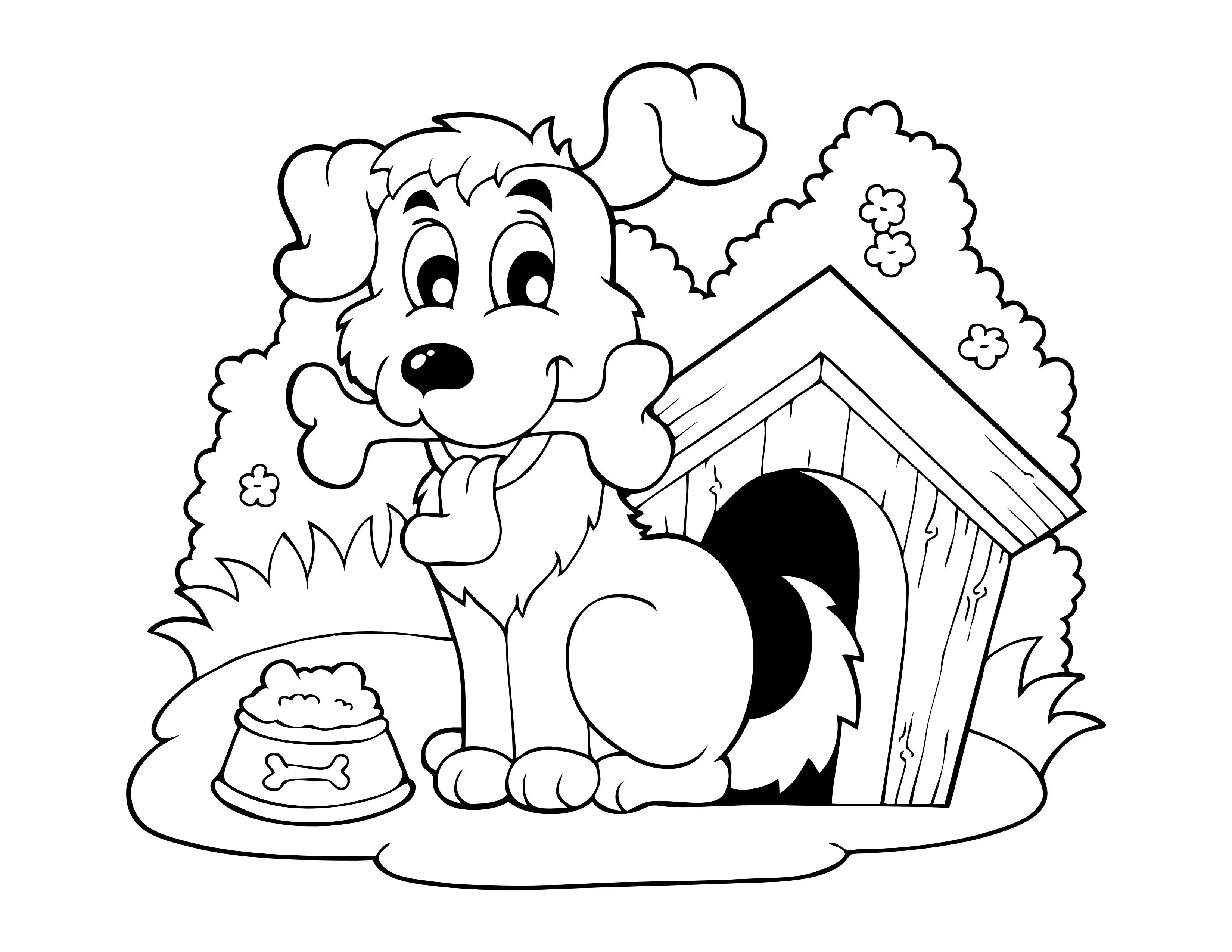Dogs Coloring Pages – 027