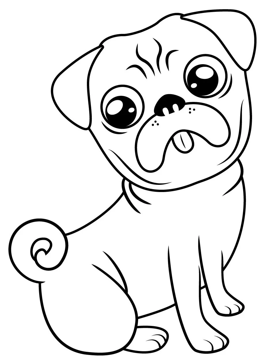 Dogs Coloring Pages – 028
