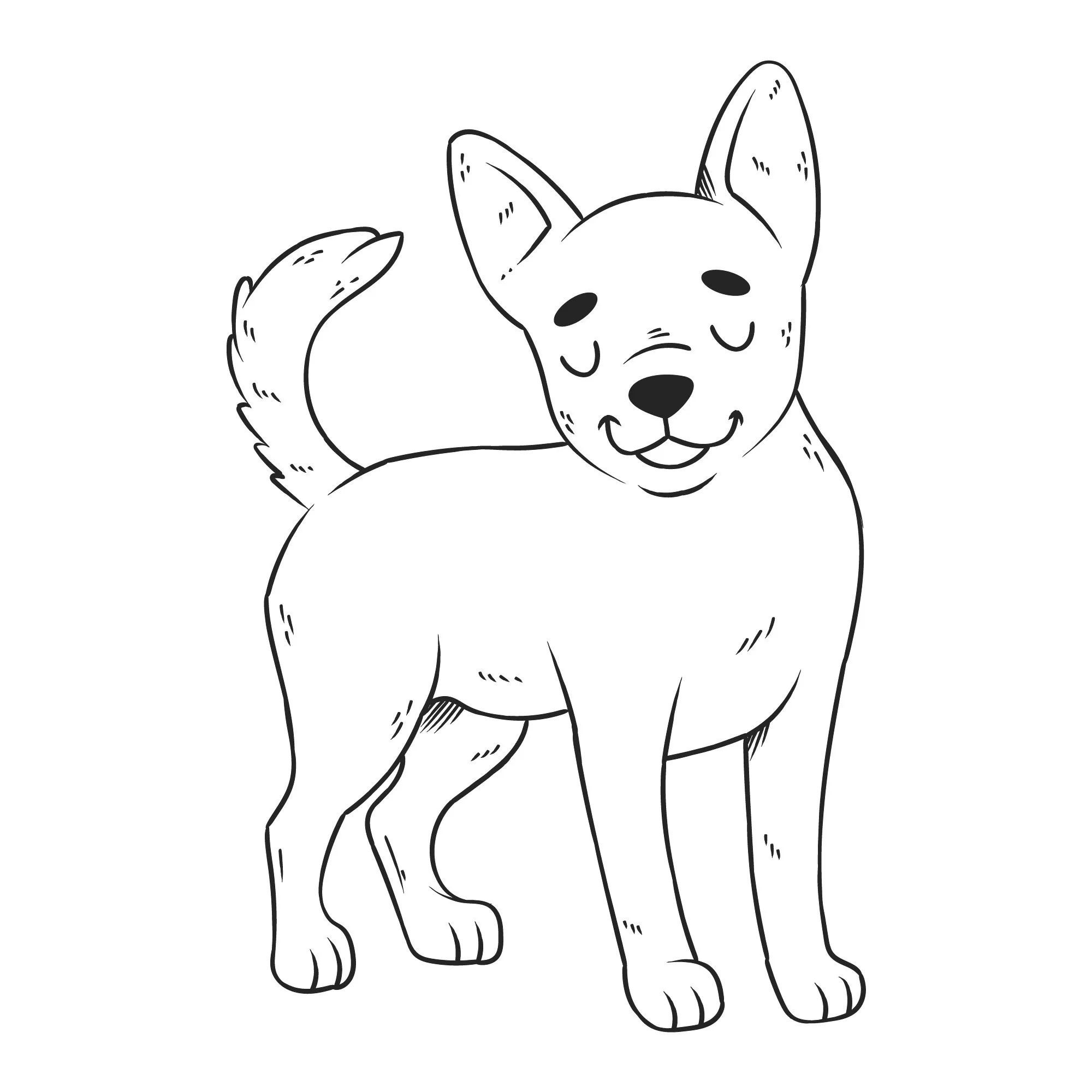 Dogs Coloring Pages – 034