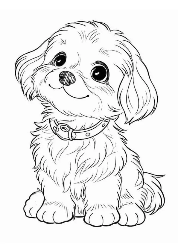 Dogs Coloring Pages – 043