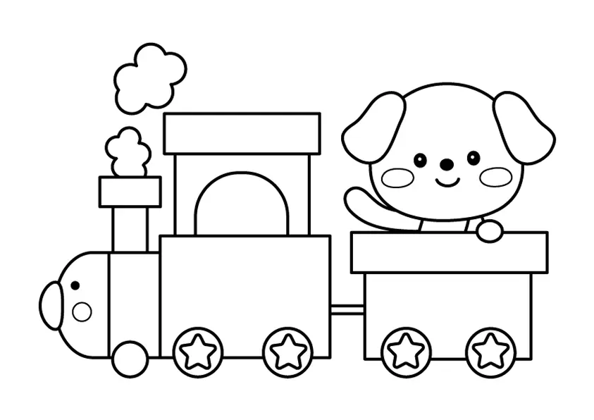 Dogs Coloring Pages – 046