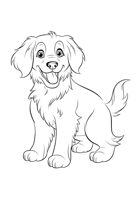 Dogs Coloring Pages – 048