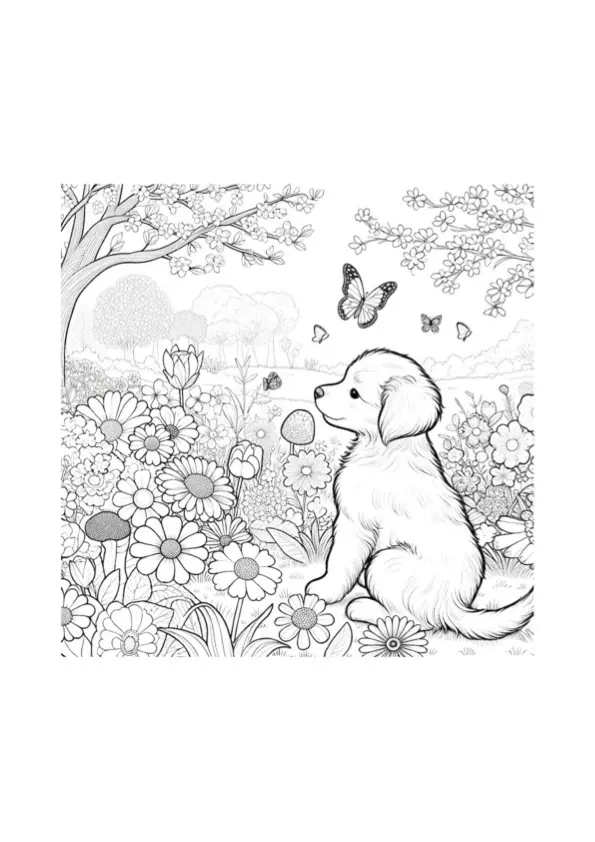 Dogs Coloring Pages – 050