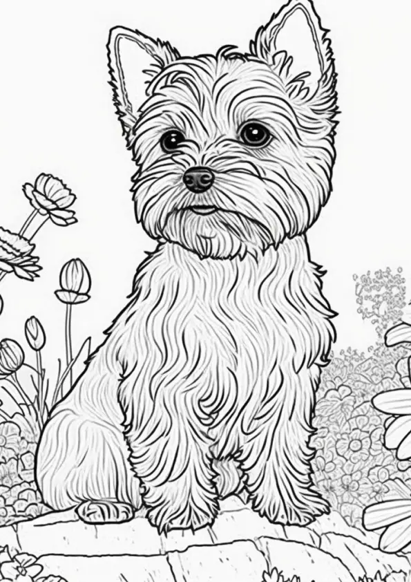 Dogs Coloring Pages – 051