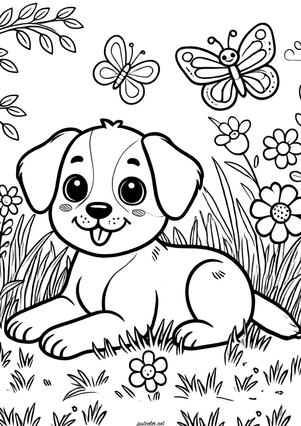 Dogs Coloring Pages – 056