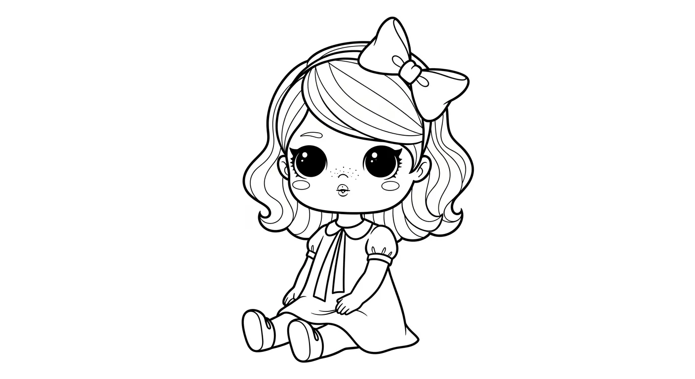 Dolls Coloring Pages – 010