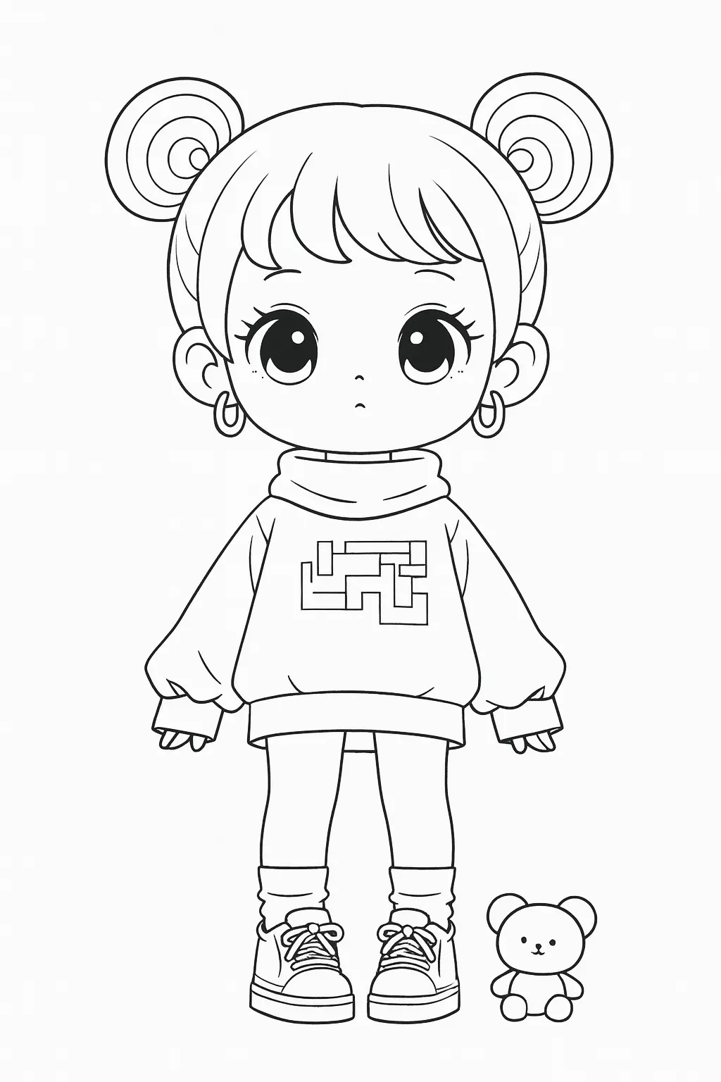 Dolls Coloring Pages – 016