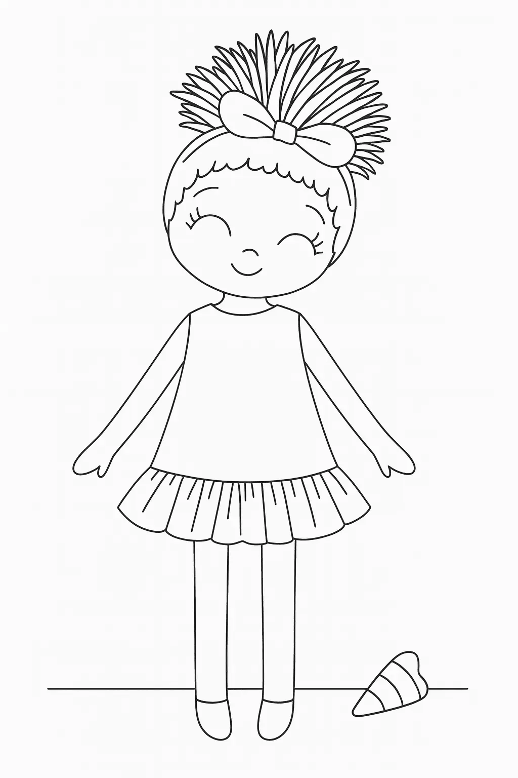 Dolls Coloring Pages – 018