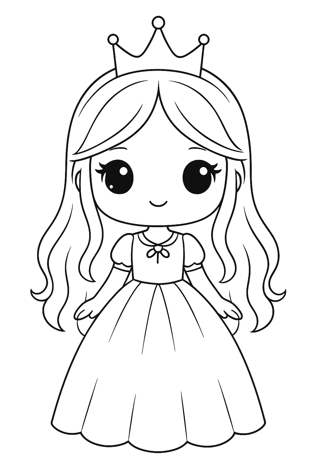 Dolls Coloring Pages – 019