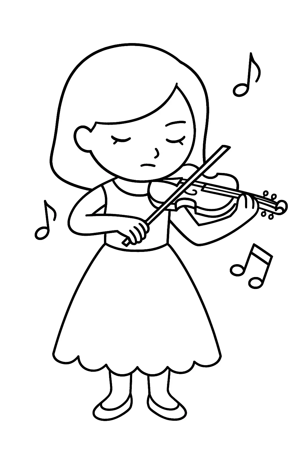Dolls Coloring Pages – 028