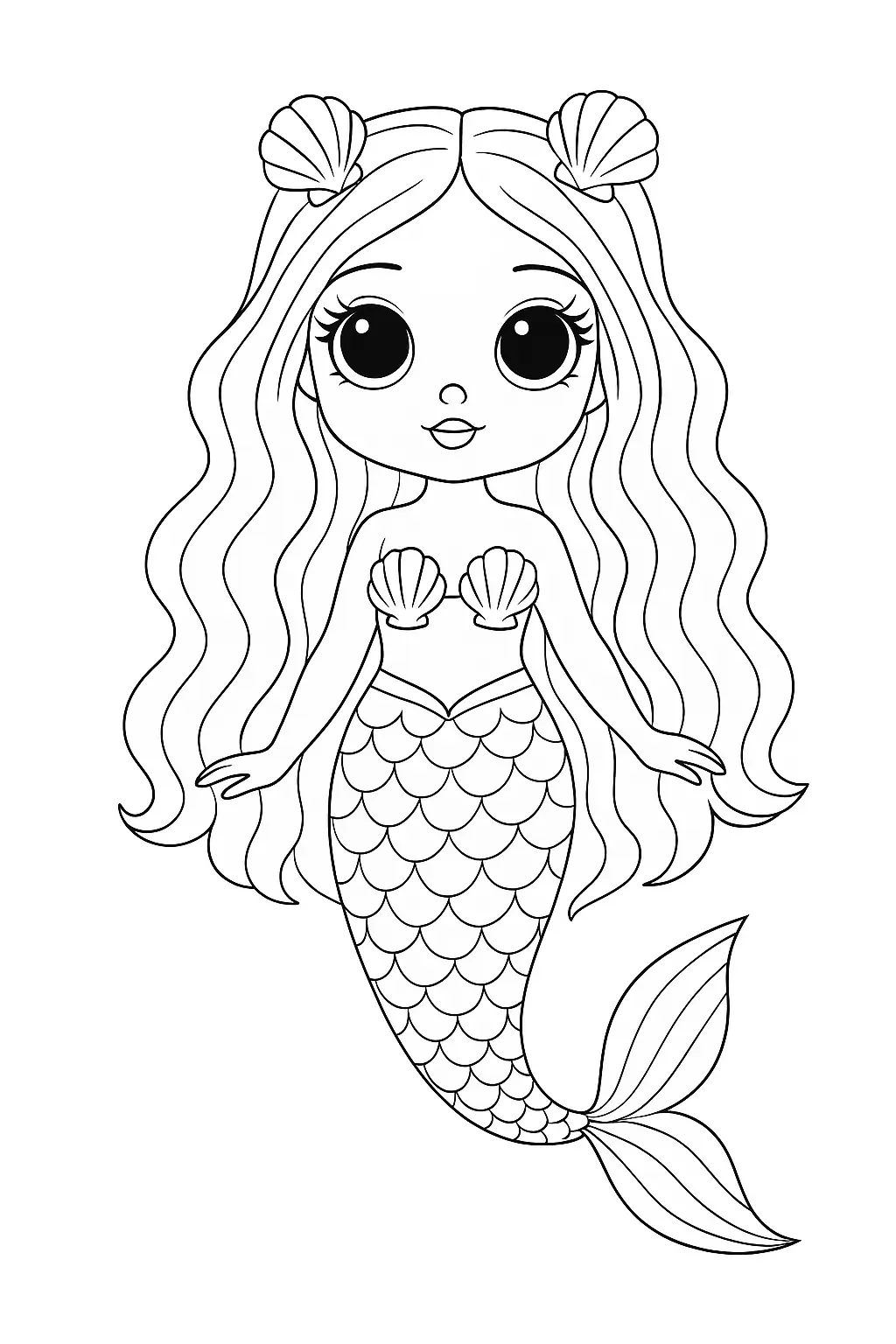 Dolls Coloring Pages – 036