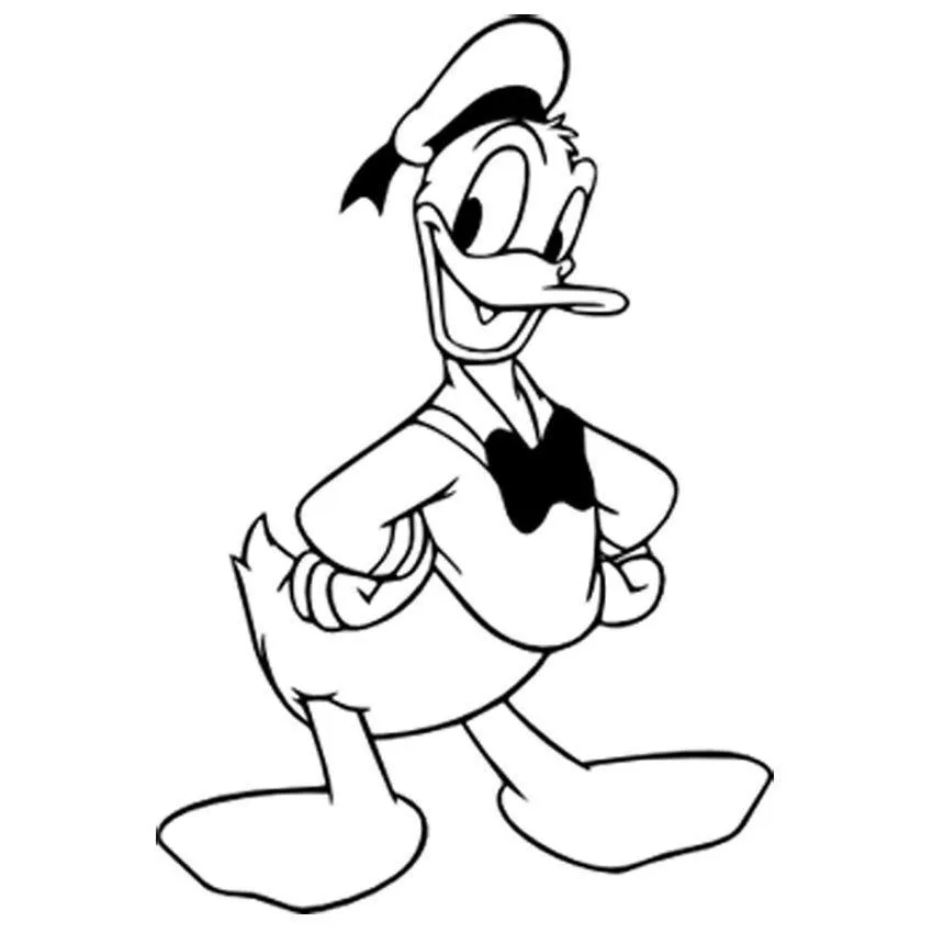 Donald Duck Coloring Pages – 004