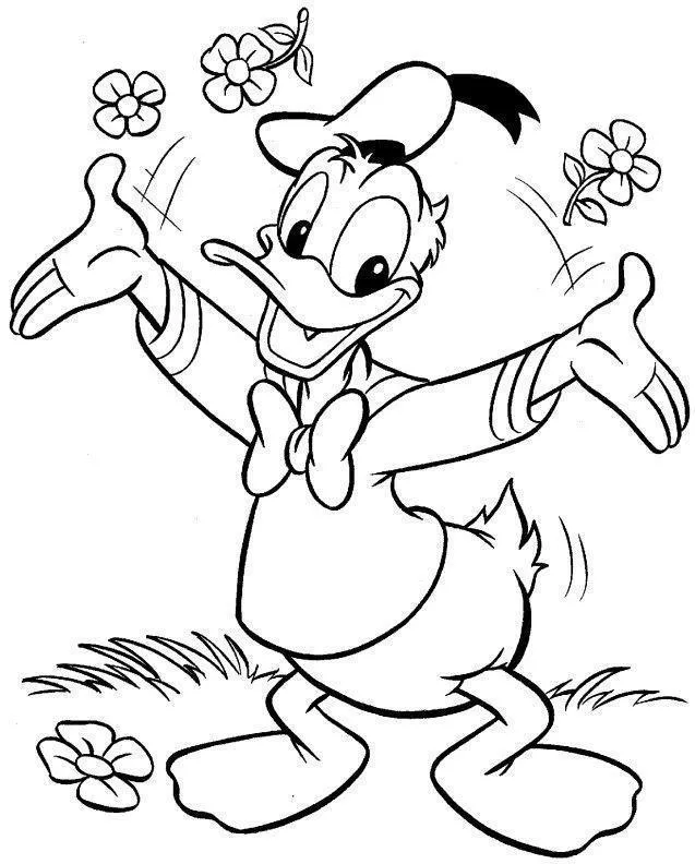 Donald Duck Coloring Pages – 005