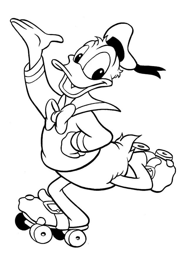 Donald Duck Coloring Pages – 006