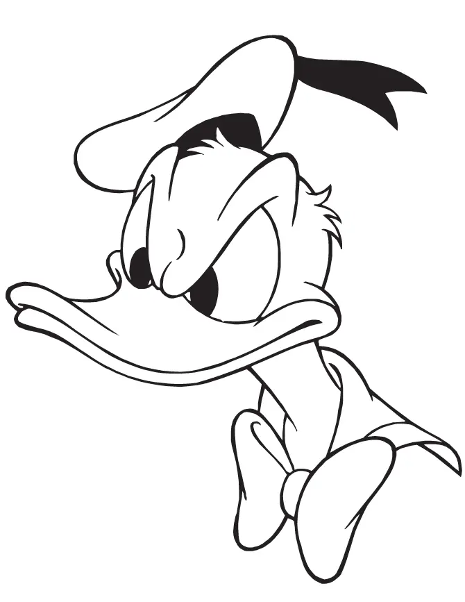 Donald Duck Coloring Pages – 008