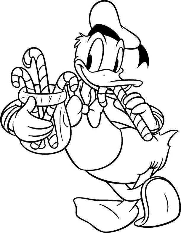 Donald Duck Coloring Pages – 010