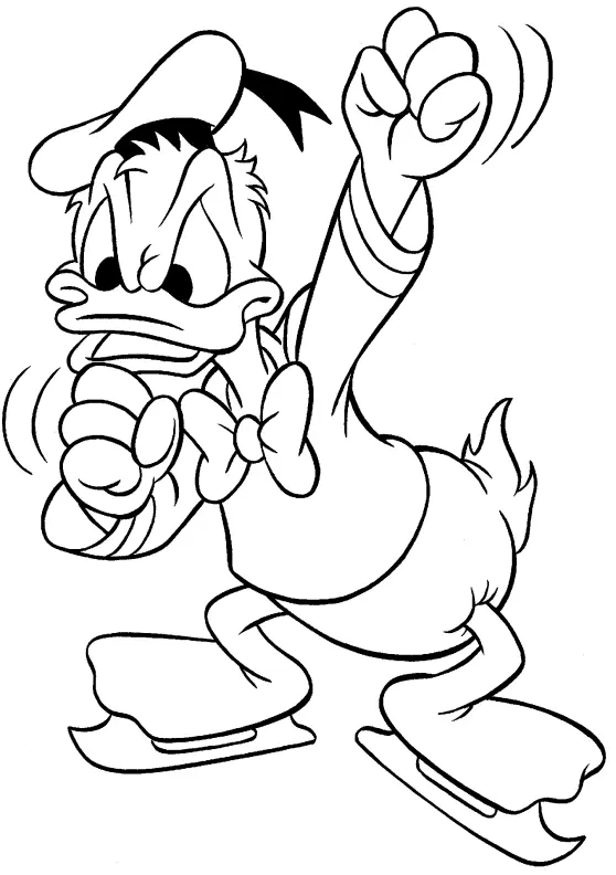 Donald Duck Coloring Pages – 011