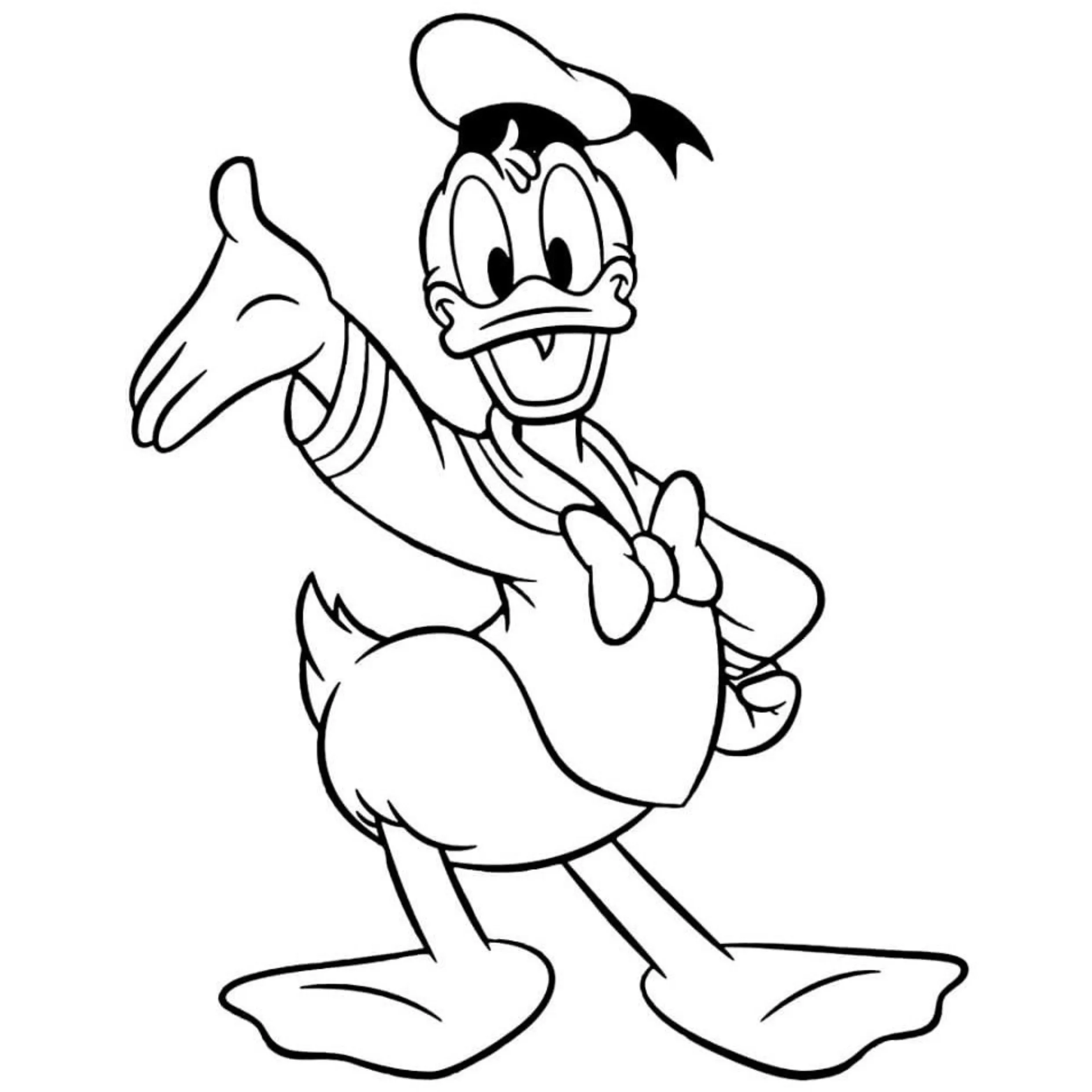 Donald Duck Coloring Pages – 016