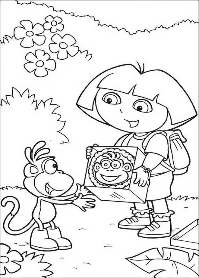 Dora Coloring Pages – 002