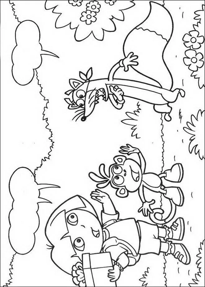 Dora Coloring Pages – 004