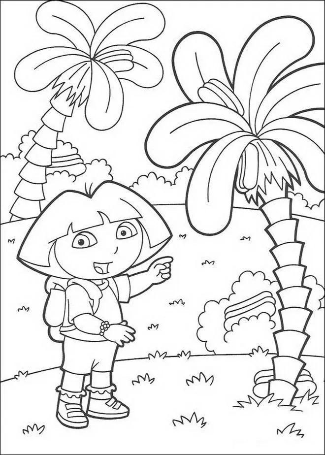 Dora Coloring Pages – 010