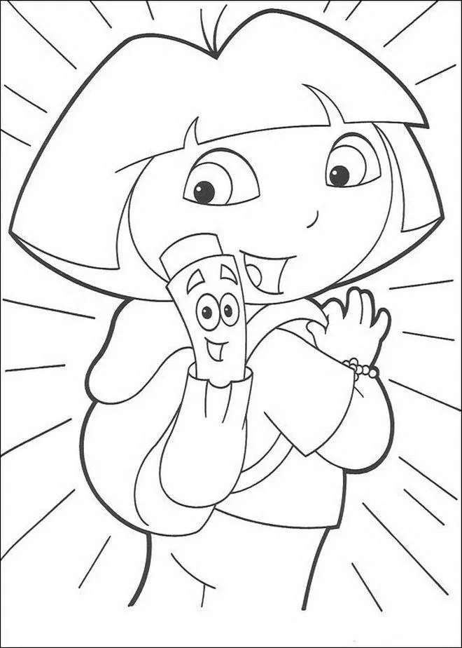 Dora Coloring Pages – 011
